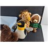 Image 2 : Plastic Container and Various Plush Toys