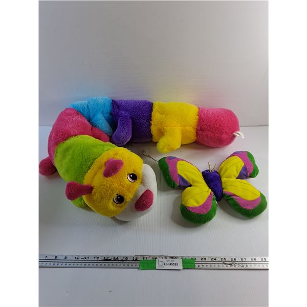 Plush Centipede and Butterfly Toys