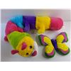 Image 3 : Plush Centipede and Butterfly Toys