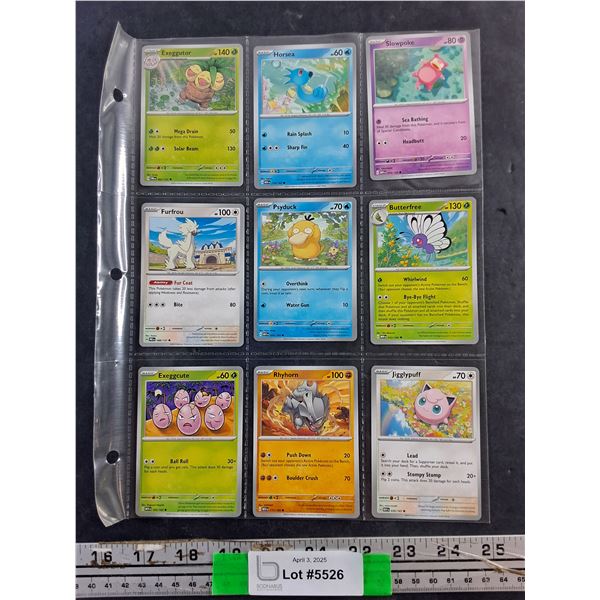 (9) Various Rare Pokemon Cards - Cannot Authenticate