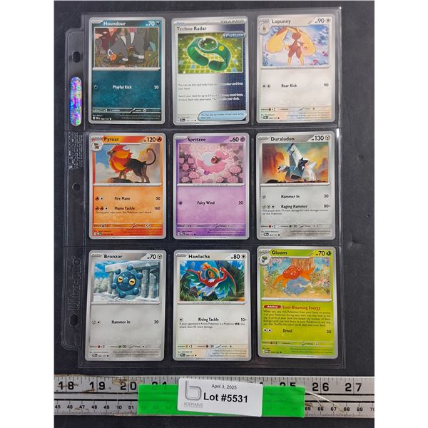 (9) Various Rare Pokemon Cards - Cannot Authenticate