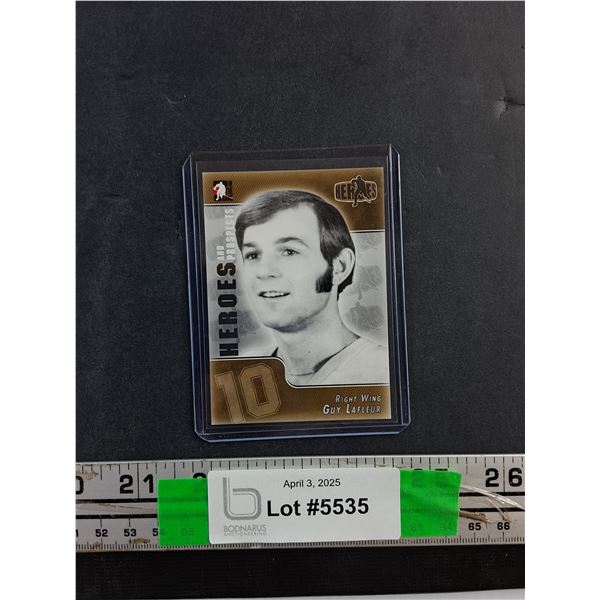 Rare Guy Lafleur Junior Trading Card - Cannot Authenticate