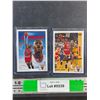 Image 1 : (2) Michael Jordan Insert Cards - Cannot Authenticate
