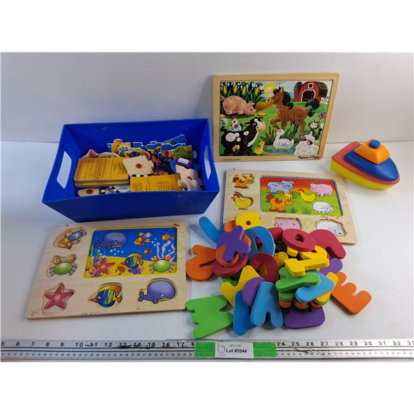 Children's Puzzle Board, Bath Boat Toy, Foam Alphabet and Misc