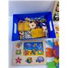 Image 2 : Children's Puzzle Board, Bath Boat Toy, Foam Alphabet and Misc