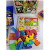 Image 3 : Children's Puzzle Board, Bath Boat Toy, Foam Alphabet and Misc
