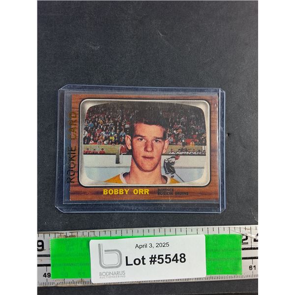 ^Bobby Orr Rookie Trading Card - Cannot Authenticate