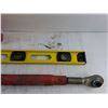 Image 4 : Plastic Tube Case, Carpenters Level and Tractor Top Link