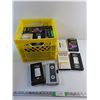 Image 1 : Milk Crate and Various VHS Cassettes