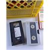 Image 4 : Milk Crate and Various VHS Cassettes