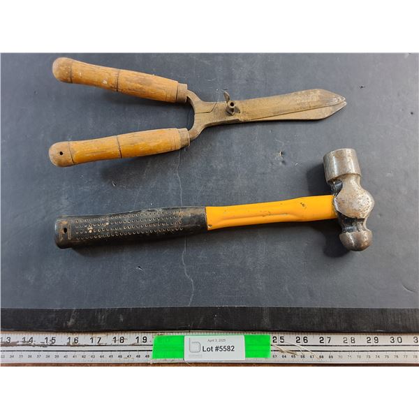 Garden Shears and Hammer