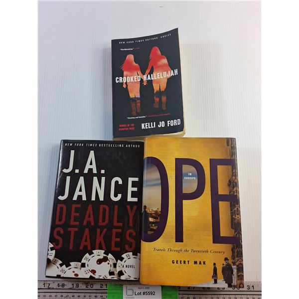 (3) Various Books - Kelli Jo Ford, Geert Mak and J A Jance