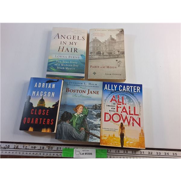 (5) Various Books - Ally Carter, Adrian Magson and Adam Gopnik