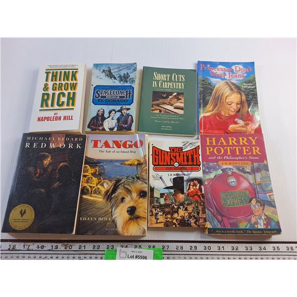 (8) Various Books - Napoleon Hill, Brenda Bellingham and Harry Potter