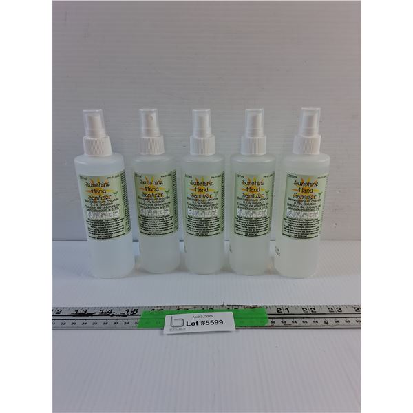 (5) Sunshine Hand Sanitizer Sprays