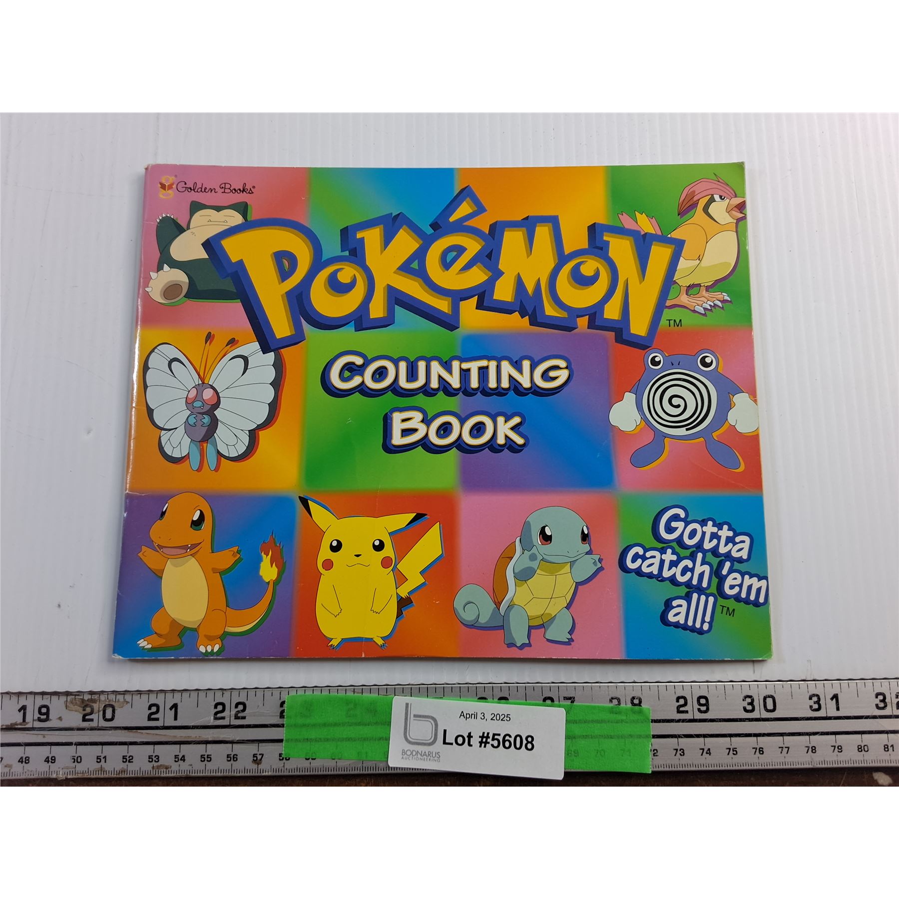Pokemon Counting Chart Pokemon Counting Book - Bodnarus Auctioneering
