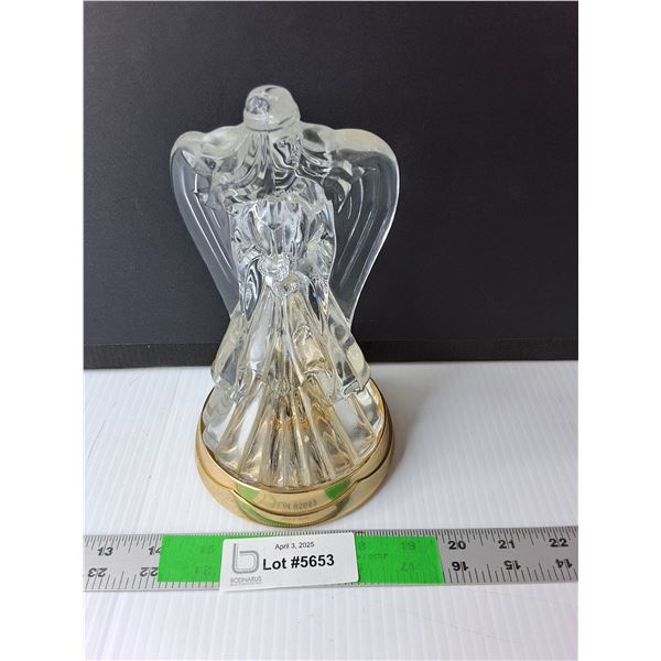 Lightup Glass Angel Candleholder