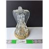 Image 1 : Lightup Glass Angel Candleholder