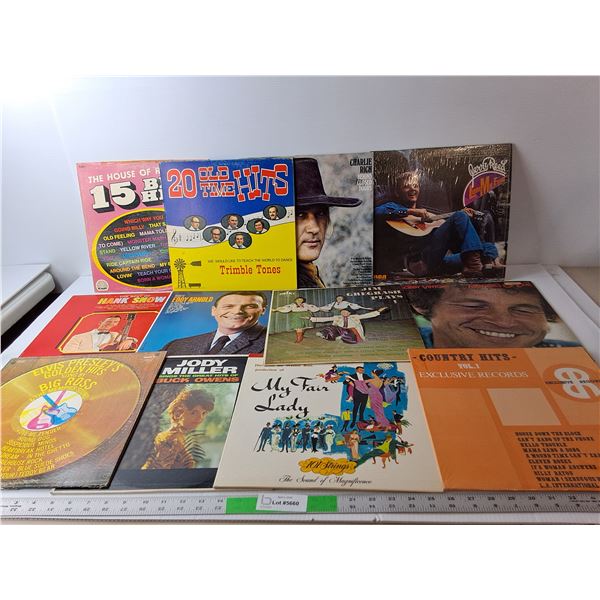 (12) Records- Hank Snow, Bobby Vinton, Jody Miller, Misc.