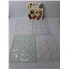 Image 2 : (10) Plastic Candy Molds- Christmas, Turtles, Misc.
