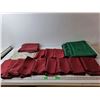 Image 1 : (4) Tablecloths- Various Sizes, (12) Napkins