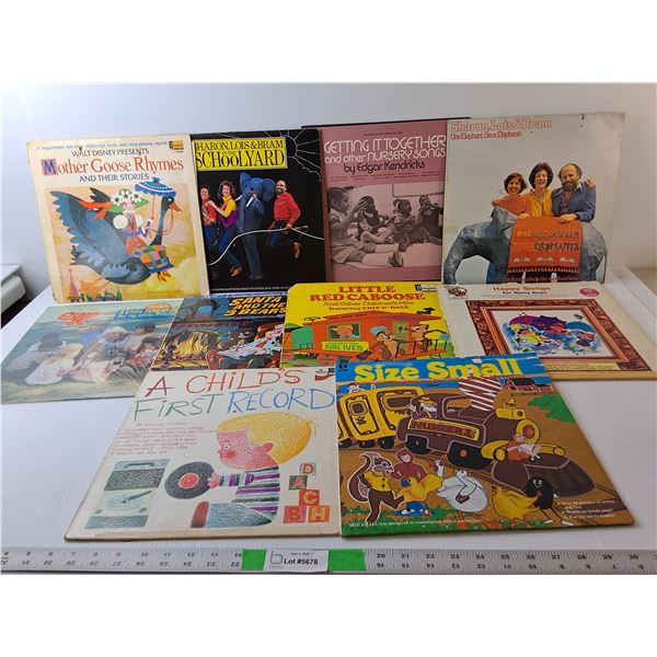 (10) Children's Records- Sharon, Lois & Bram, Evie, Edgar Kendricks, Misc.