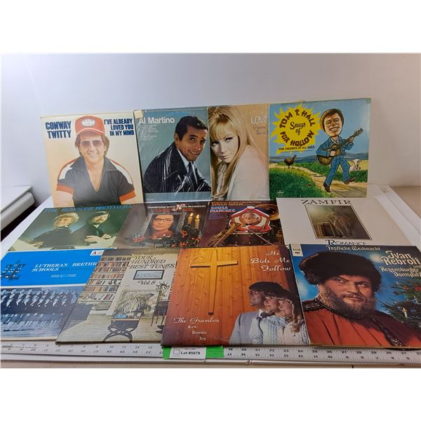 (13) Records- Nana Mouskouri, Conway Twitty, Tom T. Hall, Misc.