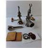 Image 2 : (3) Vintage Meat Grinders, Misc.