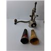 Image 3 : (3) Vintage Meat Grinders, Misc.