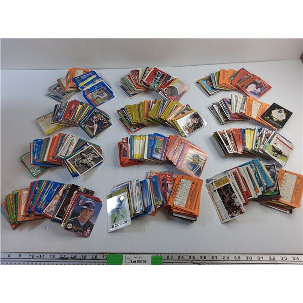 Various Sports Trading Cards