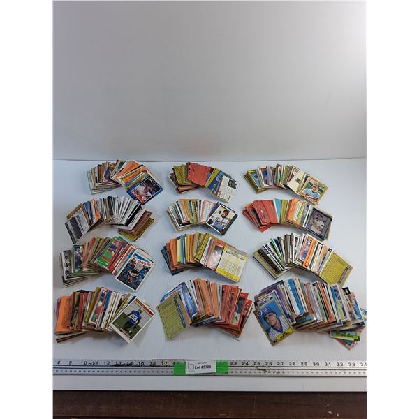 Various Sports Trading Cards