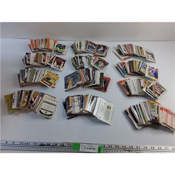 Various Sports Trading Cards