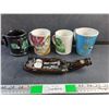 Image 1 : (4) Various Ceramic Mugs and Bottle Ash Tray