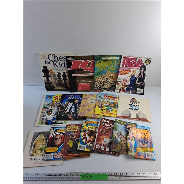 Various Comics and Magazines - Adventures, Animal World and Bonkers