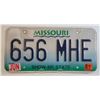 Image 1 : Missouri Show - Me State License Plate 