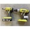 Image 1 : RYOBI DRILL AND DRIVER, BATTERY, NO CHARGER, TESTED WORKING