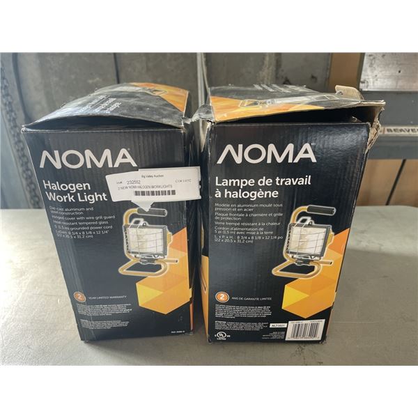2 NOMA HALOGEN WORKLIGHTS