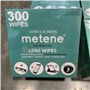 Image 2 : 4 BOXES OF LENS CLEANING WIPES, 300 PCS PER BOX
