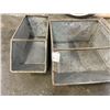 Image 2 : 3 METAL CONTAINERS AND HORSE COAT RACK