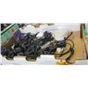Image 2 : TRAY OF POWER TOOLS AND TRAY OF ELECTRIC BIKE PARTS