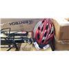 Image 2 : TWO BIKE HELMETS, CARRIER AND POWERBAR