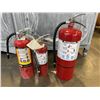 Image 1 : 3 FIRE EXTINGUISHERS FULLY CHARGED