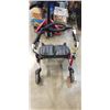 Image 2 : LOST POPERTY FOLDING WALKER WITH BRAKES AND SEAT
