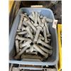 Image 2 : 3 BINS OF LARGE BOLTS AND WASHERS