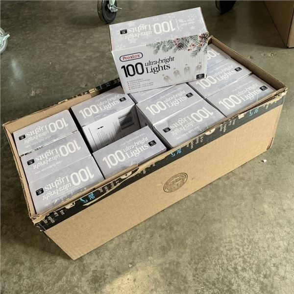 12 CHRISTMAS LIGHTS 100 LIGHT PACK