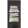 Image 1 : 3 1973 CANADIAN $1 DOLLAR BILLS AND 1986 $2 DOLLAR BILL