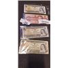 Image 2 : 3 1973 CANADIAN $1 DOLLAR BILLS AND 1986 $2 DOLLAR BILL