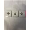 Image 2 : 3 USA MERCURY DIMES (.900) WWII 1942S- 1945S SAN FRANSISICO MINT
