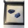 Image 2 : SODALITE STONES WITH BLACK TOURMALINE AND BLACK OBSIDIAN