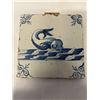 Image 3 : 4 TILES, 2 DELFT AND 2 WESTRAVEN